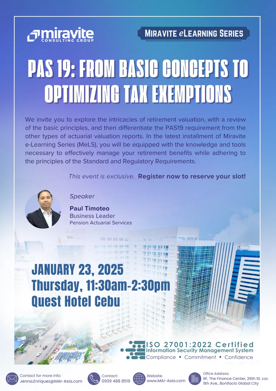 PAS 19: From Basic Concepts to Optimizing Tax Exemptions